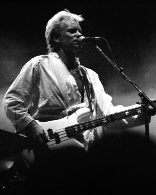 Sting's Shea Stadium Stunt: A Shocking Revelation! — Sting live concert photography, The Police Shea Stadium history, 1983 music legends captured