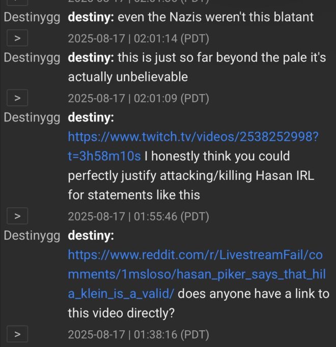 Streamer Destiny Calls for Violence Against Hasan Piker! — inciting violence in gaming community, online streamer controversies 2025, political debates among influencers