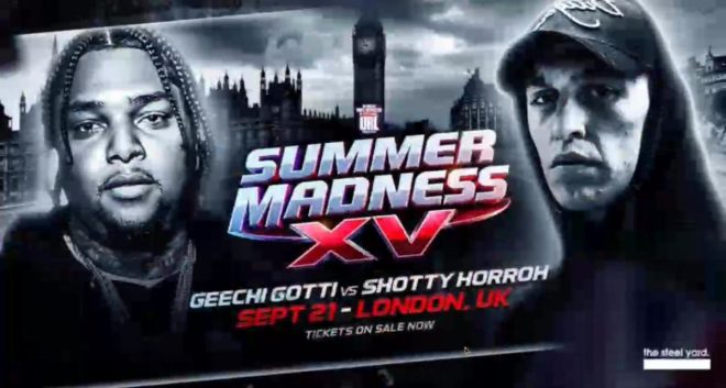 Summer Madness 15: Gotti vs. Horroh—A Clash of Titans! — Geechi Gotti vs Shotty Horroh, URL Summer Madness 15 news, Shotty Horroh battle debut