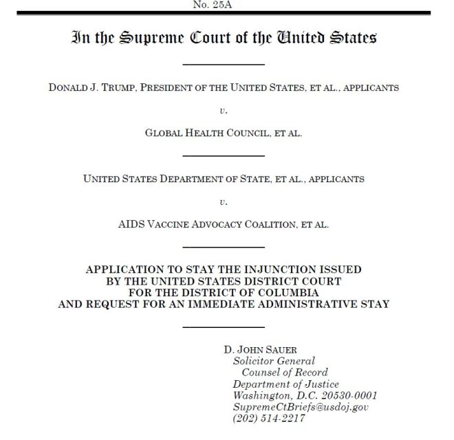 Supreme Court Showdown: USAID Case Sparks Controversy! —  Supreme Court emergency application, USAID legal victory, impoundment case update