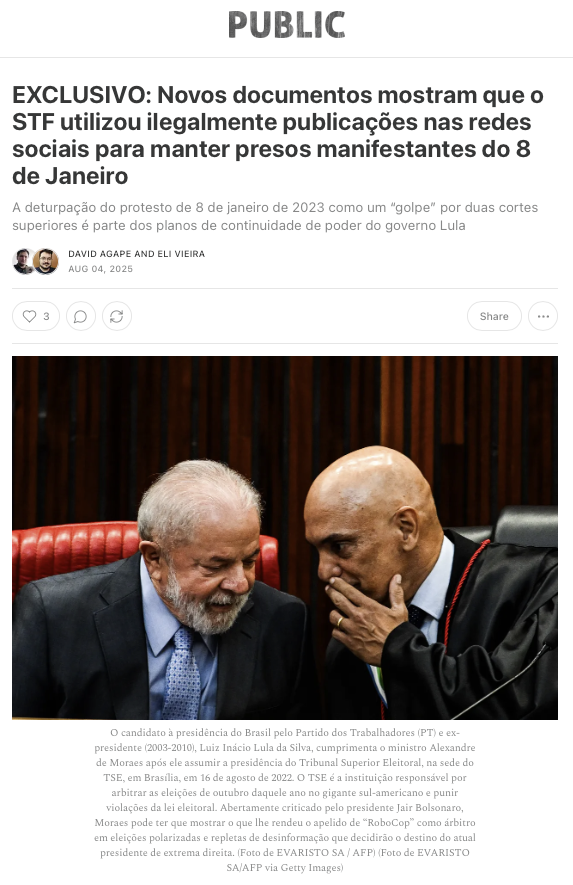 Supremo Tribunal: Justiça ou Abuso? Arquivos Explosivos Revelam! —  arquivos vazados Brasil, invasão 8 de janeiro, STF e redes sociais