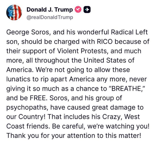 🚨 TRUMP UNVEILS GEORGE SOROS' SHOCKING AGENDA: WORLDWIDE BACKLASH IMMINENT! —
Global political revelation, Trump vs Soros
Sovereignty under threat: Trump vs Soros
Populist victory against globalist agenda