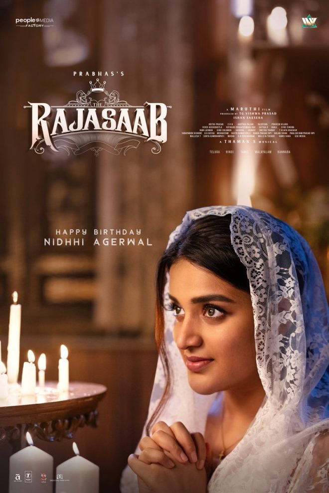 Team #TheRajaSaab Sparks Debate Over Nidhhi's Role! —  Team Celebration, Nidhhi Agerwal Birthday, King Size Tale 2025