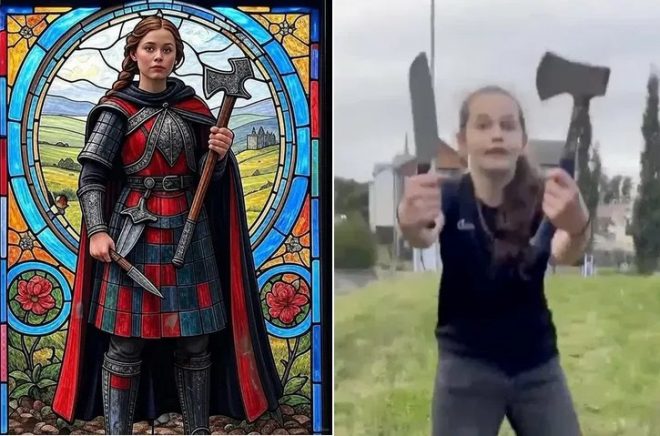 Teen Heroine Mayah Sommers Faces Off Against Attackers! —  Brave young hero, sisterly protection, Mayah Sommers story