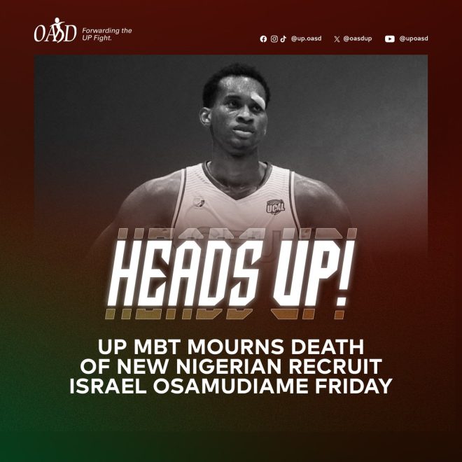 Tragic Death of UP Recruit Israel Osamudiame Shocks Community