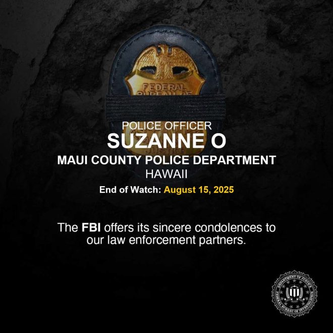 Tragic End for Officer Suzanne O: Maui's Fallen Guardian —  In remembrance of Officer Suzanne O, Maui PD, End of Watch 2025, Fallen Heroes Tribute, Honor Guard Memorial Service, Maui County Law Enforcement Remembrance