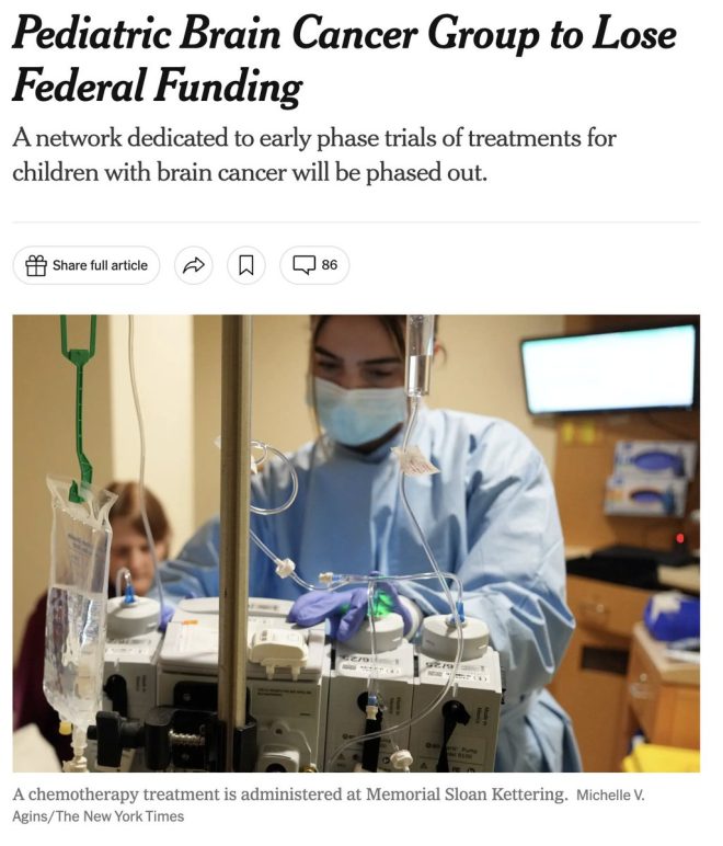 Trump Admin Ends Kids' Brain Cancer Trials: Who Voted? — brain cancer research funding, pediatric cancer trial controversies, healthcare policy impacts on children