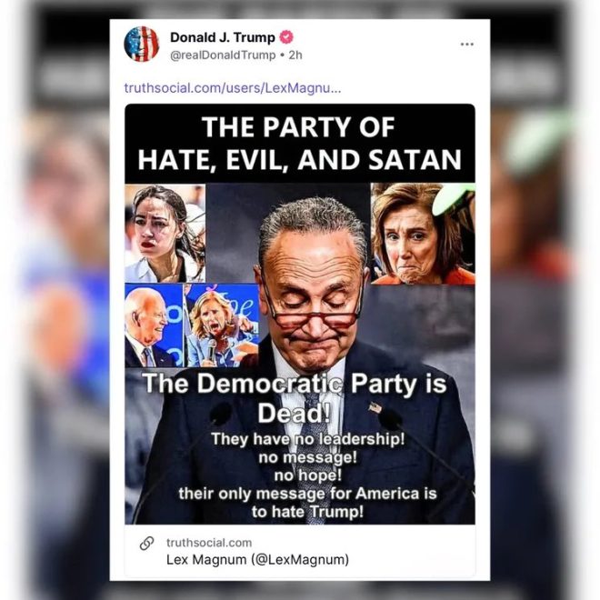 Trump: Democrats the "Party of Satan"? Shocking Claims! 🔥 —  Trump vs Democrats, America returning to faith, political party controversy 2025