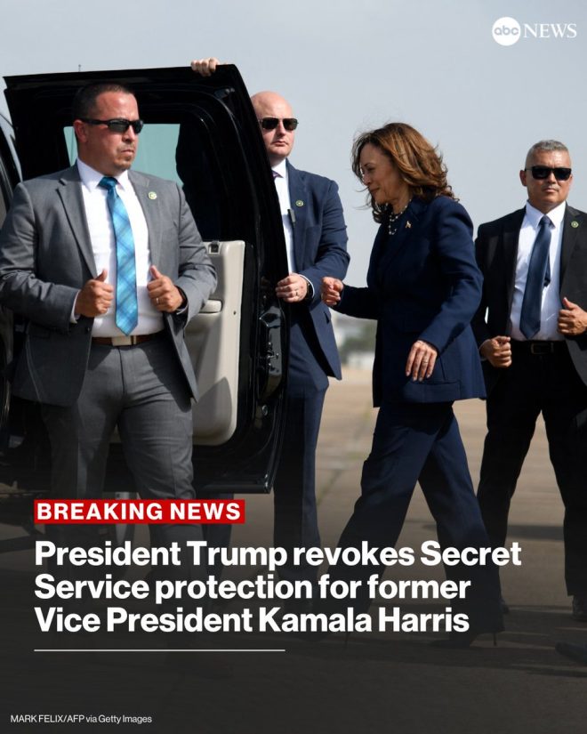 Trump Ends Secret Service Protection for Harris—Why Now? — Secret Service controversy, Trump administration policy changes, Kamala Harris security concerns