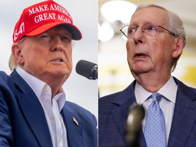 Trump vs. McConnell: RINO Wars Heat Up Over Gabbard! —  Trump McConnell feud, GOP values debate, Tulsi Gabbard support controversy
