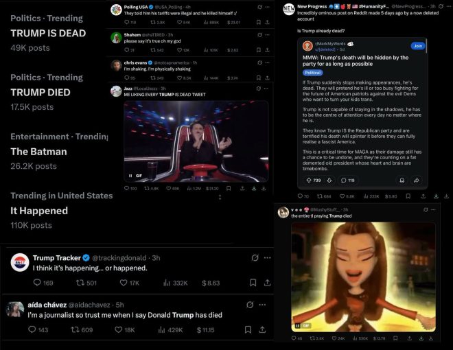 Trump's Absence Sparks Wild Conspiracy Theories Online! — Donald Trump health news, political conspiracy theories 2025, online speculation about Trump