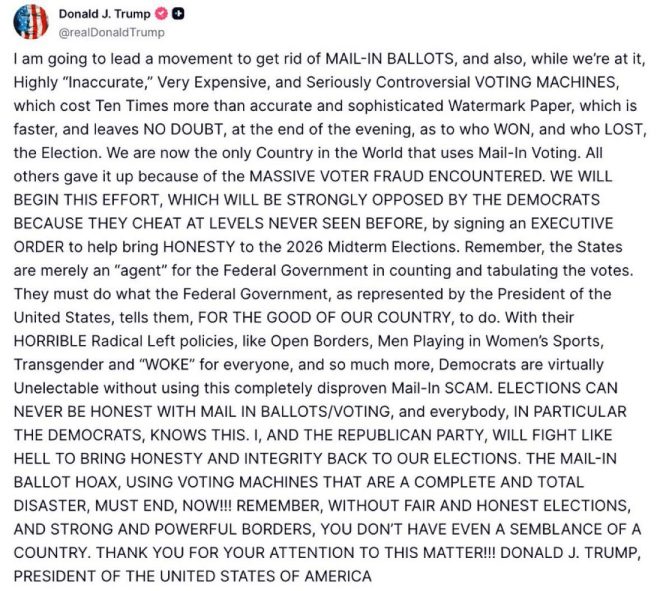 Trump's Bold Move: Are Mail-In Ballots on the Chopping Block? — executive order voting reform, 2025 election integrity measures, Trump administration ballot changes