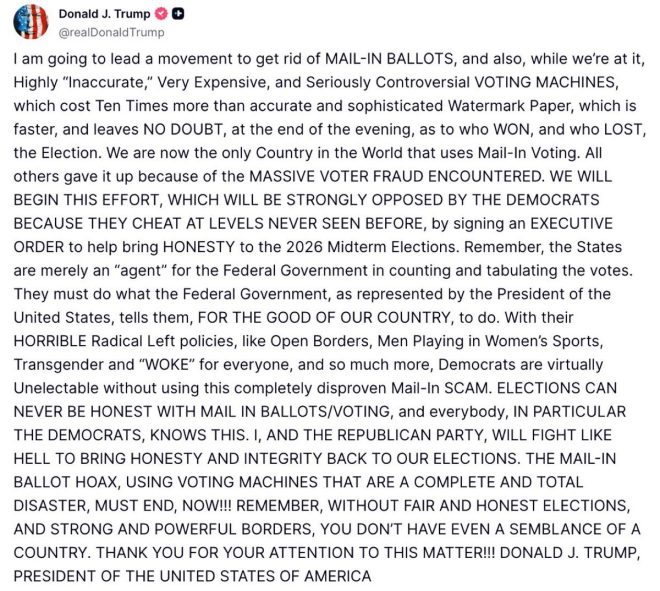 Trump's Bold Move: Ban Mail-In Ballots and Voting Tech! —  Election integrity reform, Trump voting reform campaign, mail-in ballot controversy