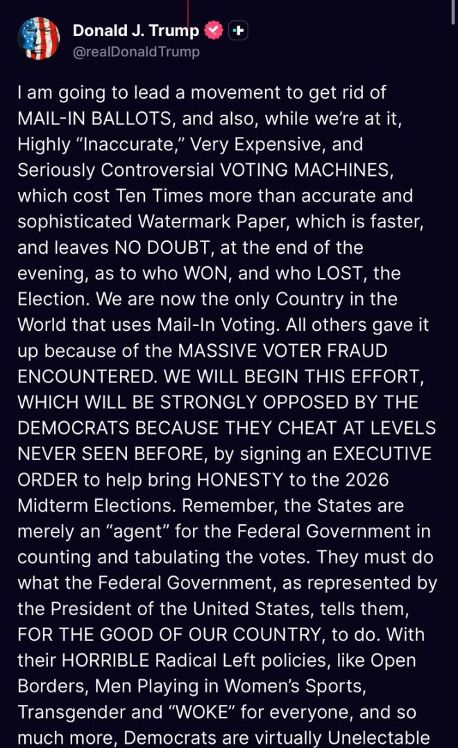 Trump's Bold Move: Ending the Mail-in Ballot "Scam"! — Election integrity measures, Trump executive order 2025, mail-in voting reform