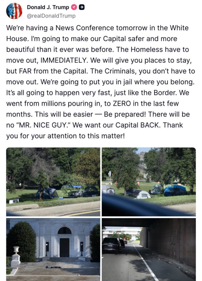Trump's Bold Move: Jail for Criminals, No More Homeless! — Trump's Tough Stance on Crime, Washington DC Crime Policy Changes, Homelessness Solutions 2025