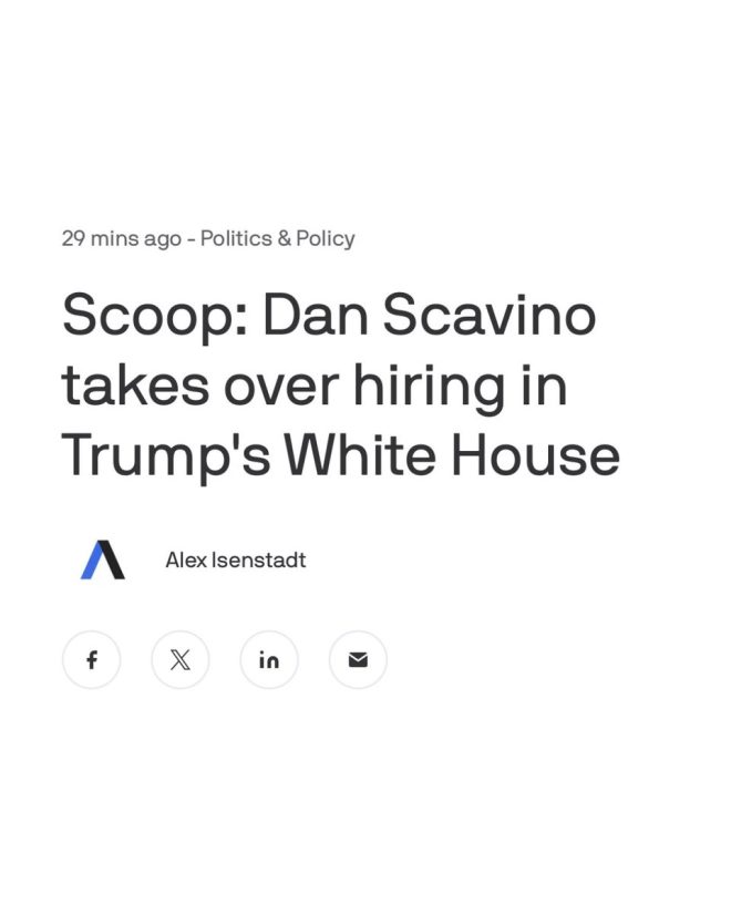Trump's Bold Move: Scavino to Control 5M Federal Jobs! — Executive Branch Leadership 2025, Dan Scavino Trump Appointment, Federal Hiring Management