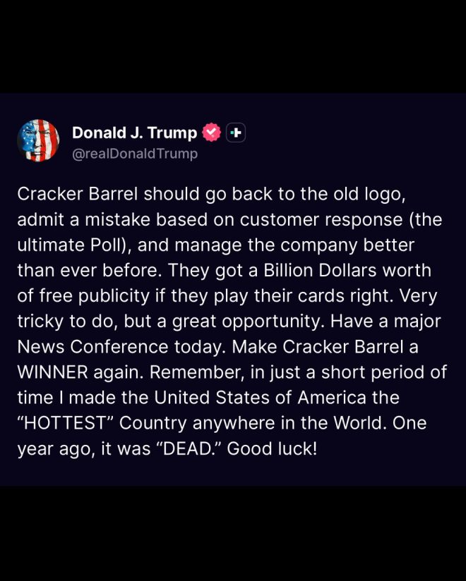 Trump's Cracker Barrel Controversy: A Logo Debate Sparks Fury! — Trump Cracker Barrel controversy, fast-food branding strategies 2025, logo redesign impact
