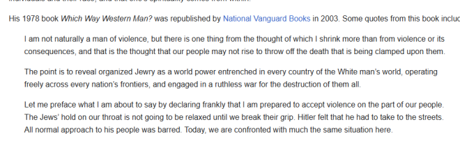 Trump's DHS Ties to Controversial Neo-Nazi Literature? —  white supremacist ideology, neo-Nazi literature, extremist political movements