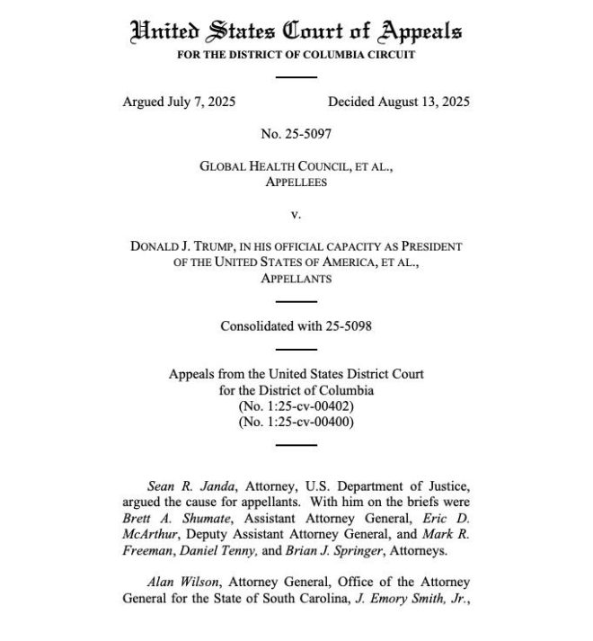Trump's Funding Cuts to USAID: Court's Shocking Reversal! — Trump administration funding cuts, USAID funding controversy, appellate court ruling 2025