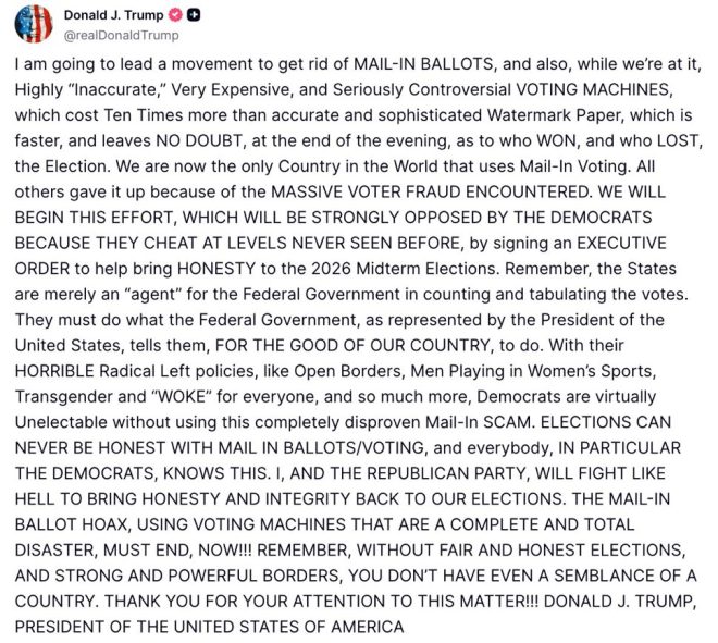 Trump's Shocking Move: Will Mail-In Voting Disappear? —  Trump executive order 2025, eliminate mail-in ballots, voting machines controversy