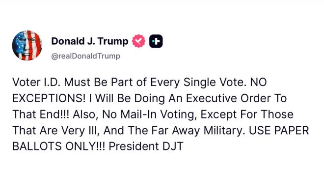 Trump's Shocking Order: Will Elections Ever Be Secure? — Election security news, Trump executive order announcement, codifying election protection