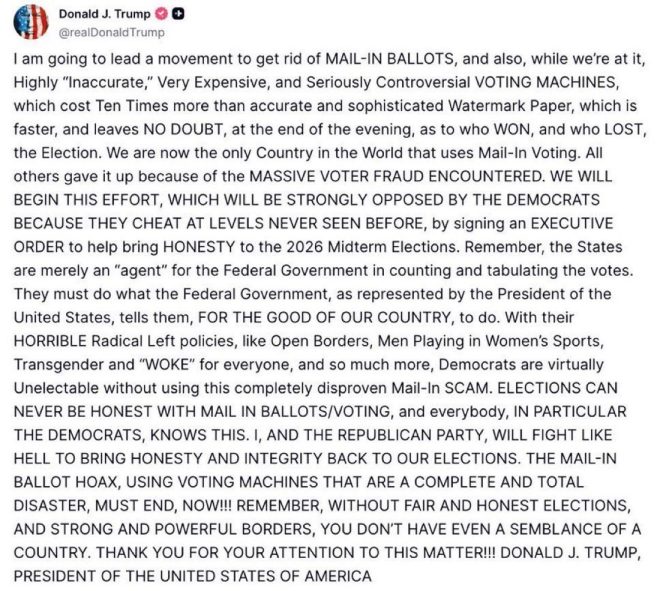 Trump's Shocking Promise: End Mail-In Voting Now! — Election Integrity News, Trump Mail-In Ballot Controversy, Protecting Voter Rights 2025