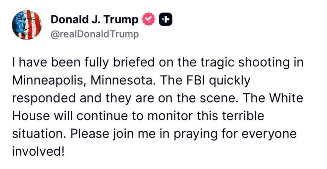 Trump's Shocking Response to Minneapolis Church Shooting! —  President Trump's statement on church violence, Minneapolis church shooting response, 2025 Trump prayer for victims
