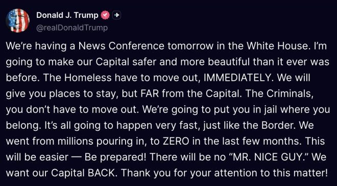 Trump's Shocking Ultimatum: DC's Homeless Must Evacuate! —  Trump homeless policy, Federal intervention Washington DC, emergency news conference 2025