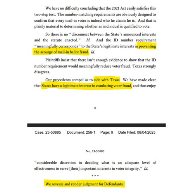 US Court's Bold Move: Voter ID Law Reinstated Amid Outcry! —  Voter ID Law Update, Texas Election Integrity, Appeals Court Ruling 2025