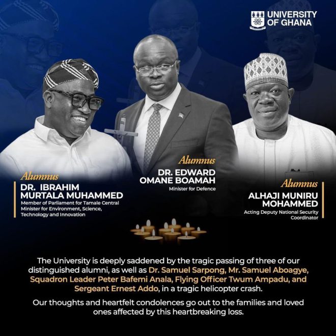 University of Ghana Mourns Death of Distinguished Alumni