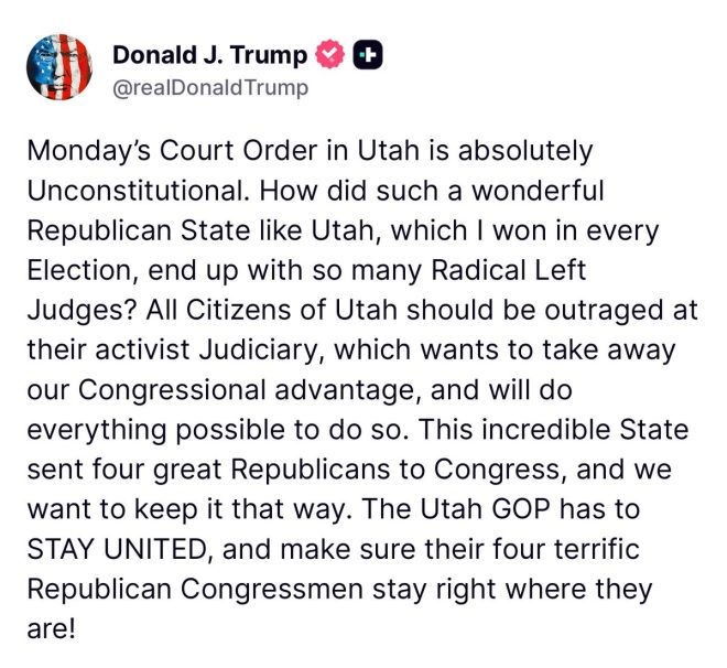 Utah's Congressional Map Redrawn: Dems Gain Ground! — activist judge Utah congressional map, midterm elections 2025 Democrat strategy, Trump Utah voter outrage