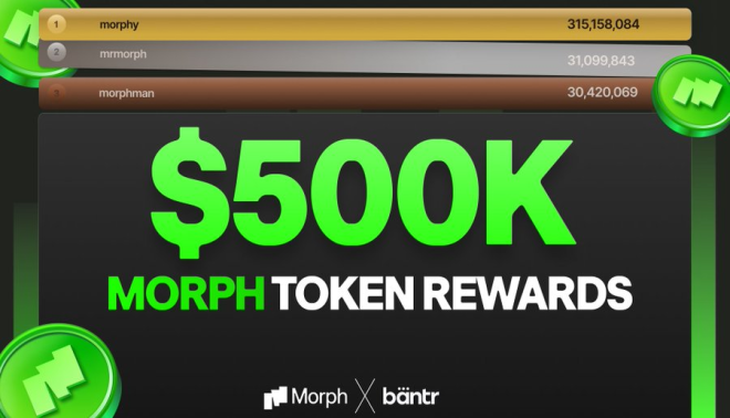你参与了 Morph 和 Bantr 的活动吗？  
快来了解如何赢取 $500,000 奖励！ —  数字货币活动, 社交平台奖励, Morph钱包连接
