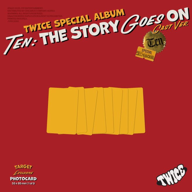 "TWICE Drops Controversial Special Album 'TEN: The Story Goes On' with Exclusive Photocard - Pre-Order Now!" — TWICE Special Album, Exclusive Photocard, Limited Edition Release