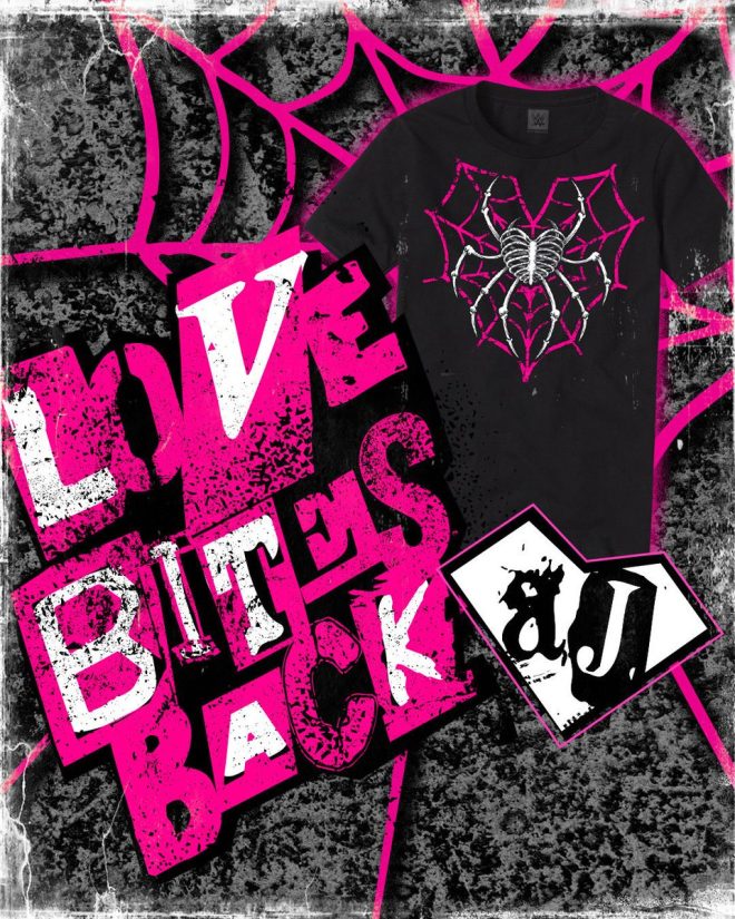 AJ Lee's Shocking Return: Are Her "Love Bites Back" Tees Worth It? — AJ Lee merchandise, WWE apparel 2025, women's wrestling fashion