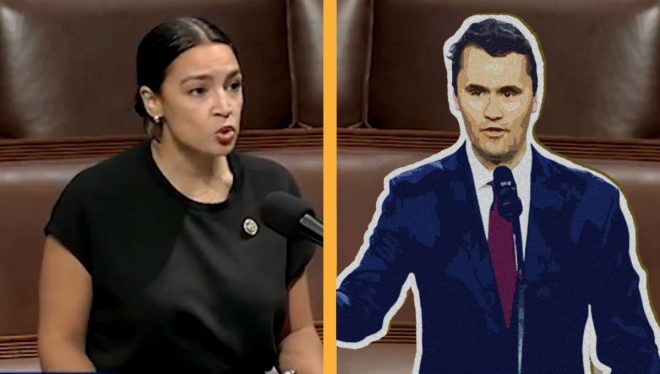 AOC vs. Cardboard Kirk: The Debate That Shocked America! — AOC debate highlights, Charlie Kirk controversy, political satire 2025