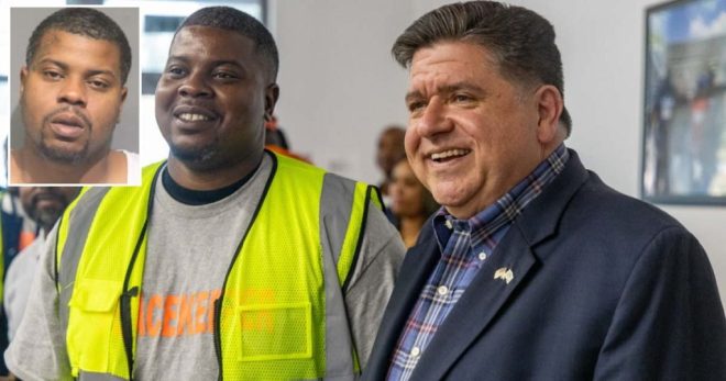 Alleged Killer Poses with Governor Days Before Murder! — murder investigation Chicago, Illinois crime news 2025, cash-and-grab thefts