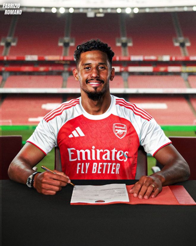 "Arsenal's Shocking Move: Saliba Signs 10-Year Deal Despite Lack of Playing Time - What's Behind the Controversial Decision?" —  William Saliba contract extension, Arsenal defender deal, Saliba future secured