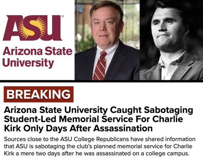 BREAKING: ASU UNDER FIRE FOR ALLEGED SABOTAGE OF CHARLIE KIRK MEMORIAL - What are they hiding? 🚨🔥 #ASUSabotage #CharlieKirkMemorial —  ASU College Republicans event disruption, Student-led memorial service controversy, Arizona State University political activism incident