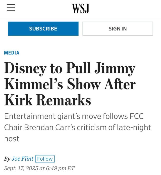"🚨BREAKING: Disney Drops Jimmy Kimmel Over Lies About Charlie Kirk's Murder - Exclusive Interview with FCC Chairman" —  Disney ABC removes late night host, Jimmy Kimmel, Nationwide removal of Jimmy Kimmel, FCC Chairman discusses Jimmy Kimmel's removal