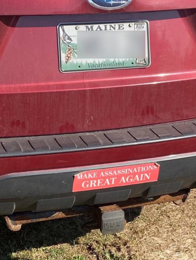 "BREAKING: LGBTQ activist behind controversial bumper sticker revealed as Susanna DeSilva, now identifying as Ray DeSilva!" —  radical LGBTQ activist, identified individual, bumper sticker controversy
