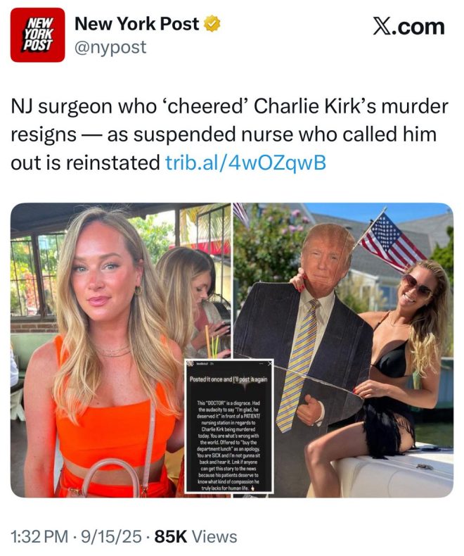 BREAKING: New Jersey Doctor Resigns After Celebrating Charlie Kirk's Assassination - Justice Prevails in Englewood Hospital! 🚨🔥👀 —  Breaking news, Doctor resignation, New Jersey hospital