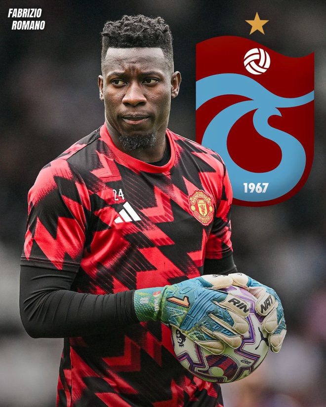 🚨💣 BREAKING: Trabzonspor Poised to Steal André Onana from Manchester United - Shocking Loan Deal in the Works! 🇹🇷🔥 —
Transfer deal announcement, Trabzonspor news, Manchester United loan deal
Soccer transfer updates, André Onana loan move, Club agreement latest
Football transfer rumors, Onana transfer news, Trabzonspor loan deal