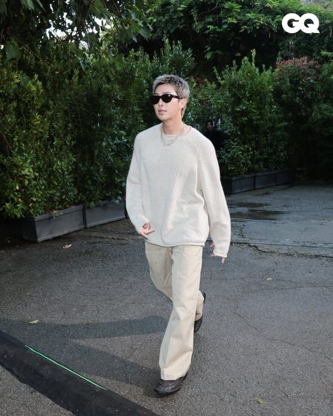 BTS RM's Shocking Statement at BottegaVeneta Sparks Outrage! — BTS fashion collaboration, Milan Fashion Week highlights, Bottega Veneta runway trends