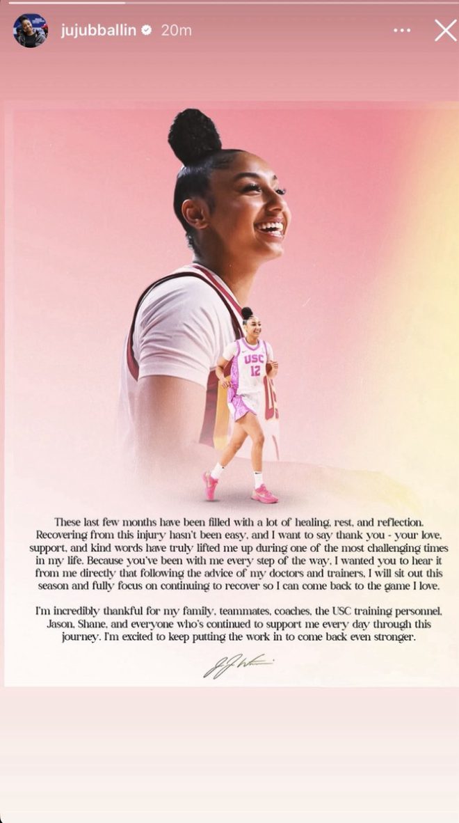 Breaking: JuJu Watkins' Shocking Season-Long Injury Reveal! —  JuJu Watkins injury update, ACL tear recovery timeline, women's basketball season news