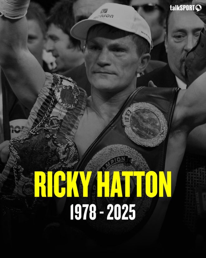 British Boxing Icon Ricky Hatton Dead at 46: Controversial Legacy Leaves Fans Shocked and Saddened. — British boxing legend, Ricky Hatton death news, Tribute to Ricky Hatton
Iconic British boxer, Ricky Hatton legacy, Ricky Hatton tribute
Ricky Hatton world champion, Boxing legend Ricky Hatton, Ricky Hatton passes away