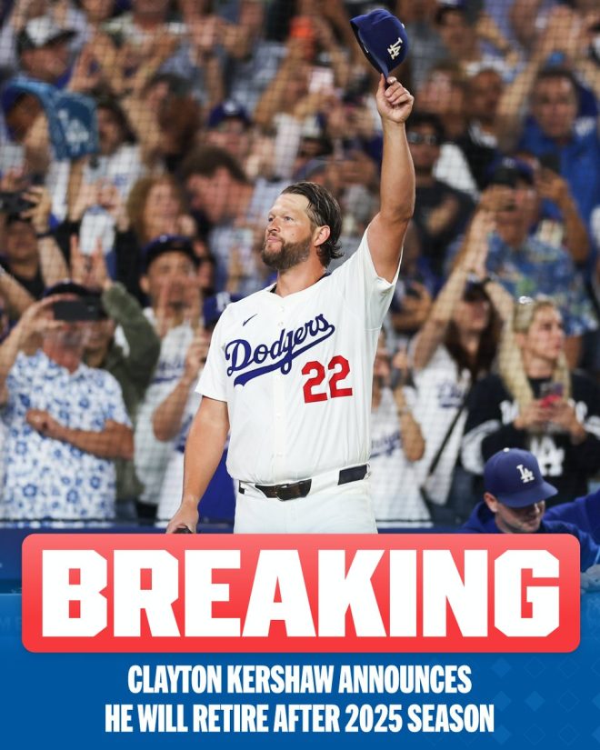 Clayton Kershaw's Shocking Retirement Announcement! 👏 —  Thank you Clayton Kershaw, Dodgers legend retirement, farewell Clayton Kershaw