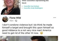 "Controversial Burnley Councillor Encourages Violence Against Trump: Should She Resign? YES or NO?" —  Burnley Council controversy, Political violence advocate, Elected official resignation