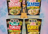"Controversial Collaboration: 'Charge Man Ken!' Anime Teams Up with Cup Noodle for 'Demon-Modified Cup Noodles' Release!" —  
Sinful Cup Noodle
Tempting Seafood Noodle
Forbidden Instant Ramen