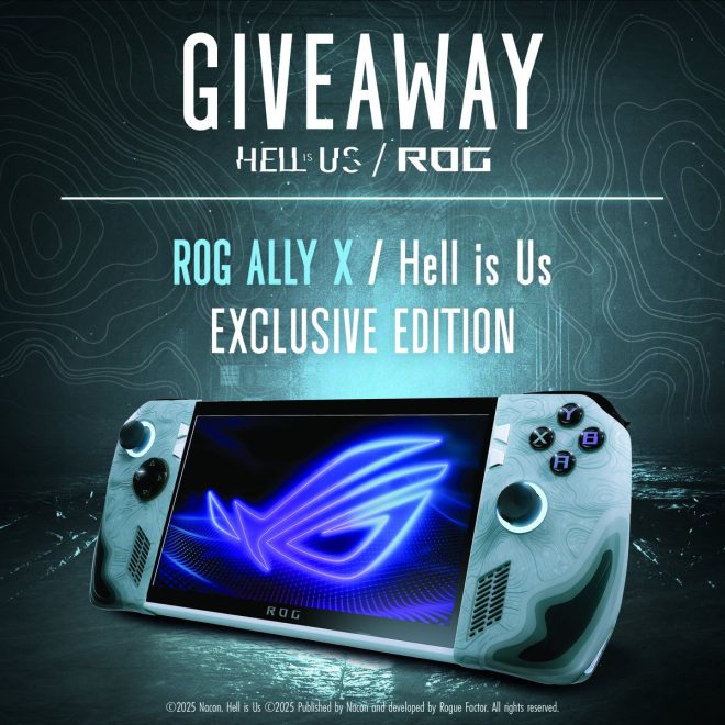 "Controversial Giveaway Alert: Win the Exclusive ROG Ally Hell is Us Edition + Game! Only ONE Winner Will Own It 🔥 #HellisUsGame" —  special giveaway, exclusive ROG Ally Hell is Us edition, game giveaway