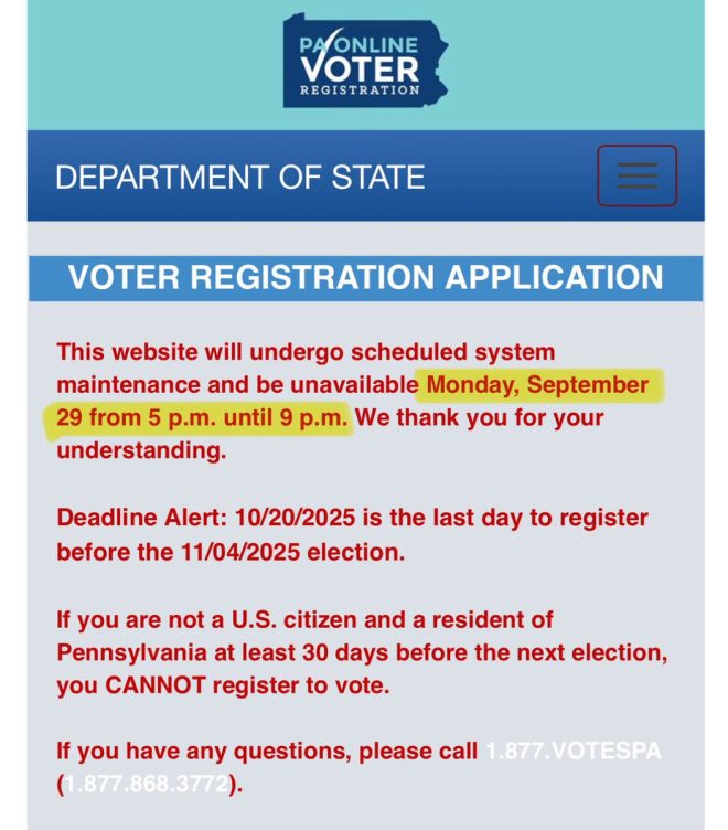 "Controversy at the Bloomsburg Fair: PA Dept. of State Reschedules Voter Registration Maintenance for Monday - Game On!" —  Triumph, Conquer, Success